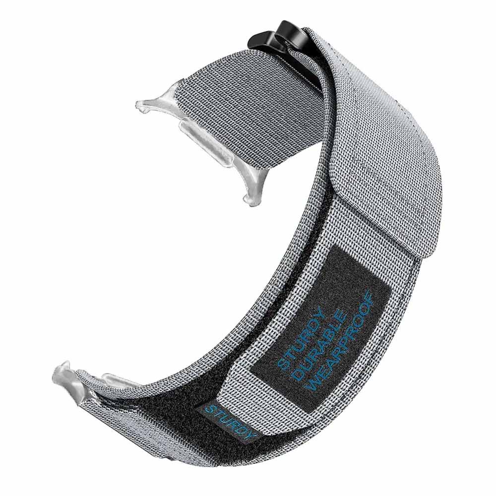 

Спортивный нейлоновый ремешок для Samsung Galaxy Ultra Ремешок Travel Loop для SAMSUNG GALAXY ULTRA 47 мм Армейский зеленый Браслет Аксессуары Galaxy Watch Ultra серебряный серый