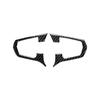 Auto Carbon Fiber Steering Wheel Frame Decor Cover Trim For BMW G30 G38 5 Series