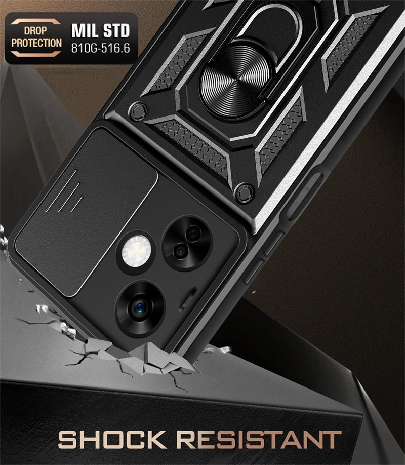 Für OnePlus Nord N30 5G Hülle Slide Camera Lens Armor Protect Coque Für One Plus Nord N30 N 30 Magnethalterring Rückseite