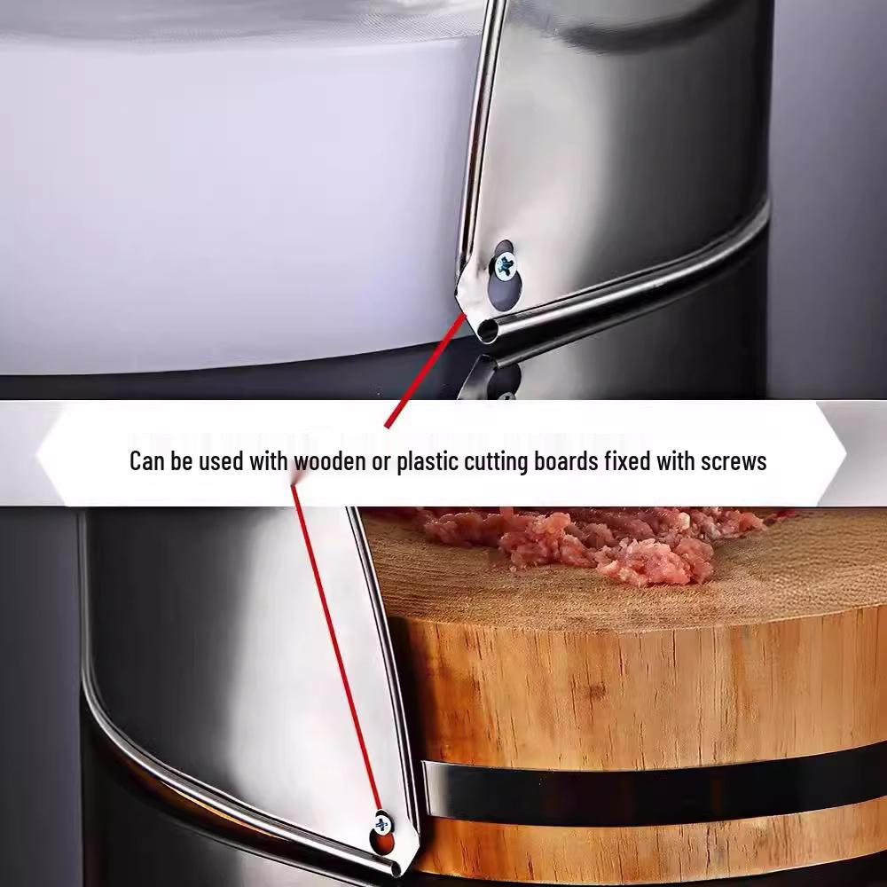 Stainless Steel Anti-Splash Cutting Board Baffle