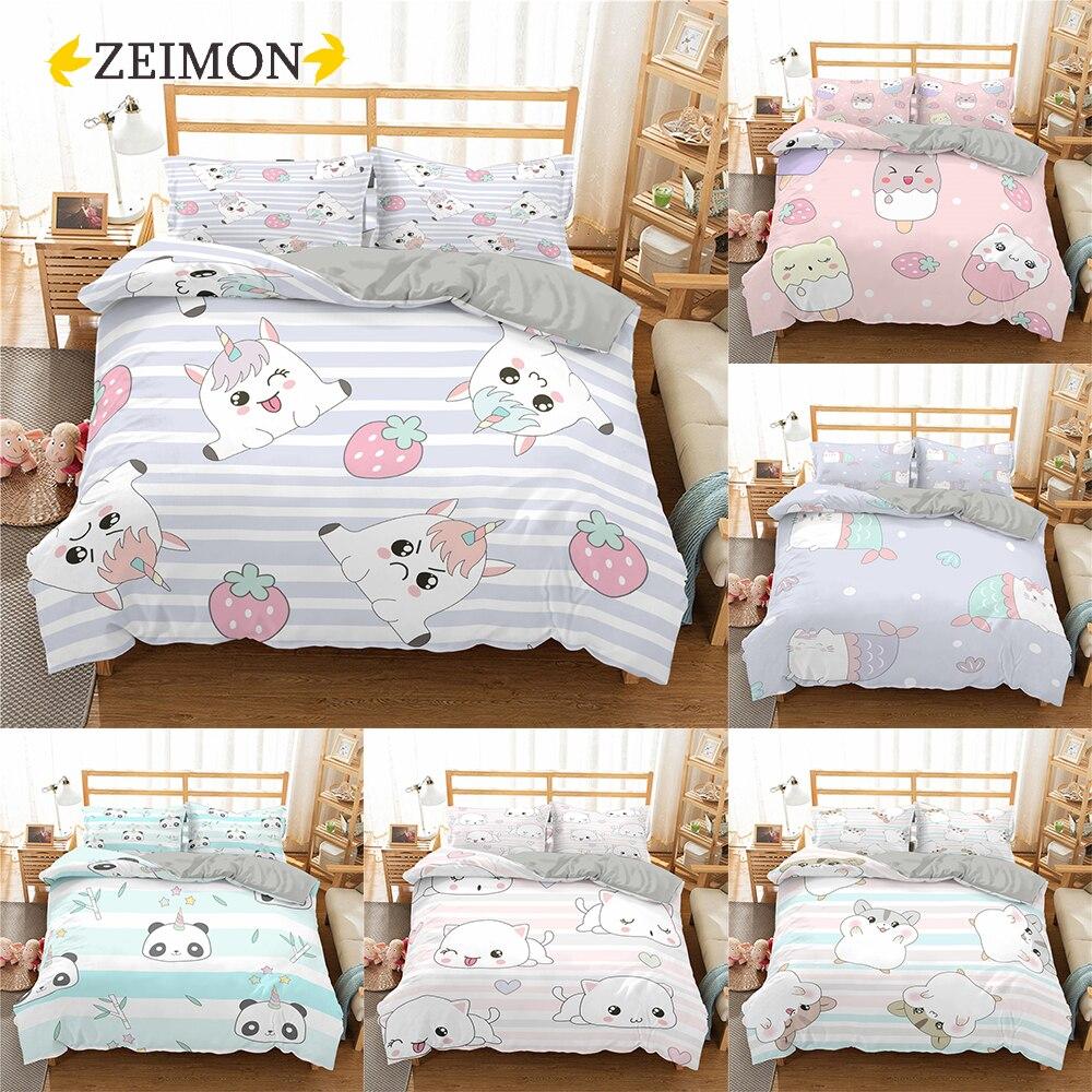 cat unicorn bedding