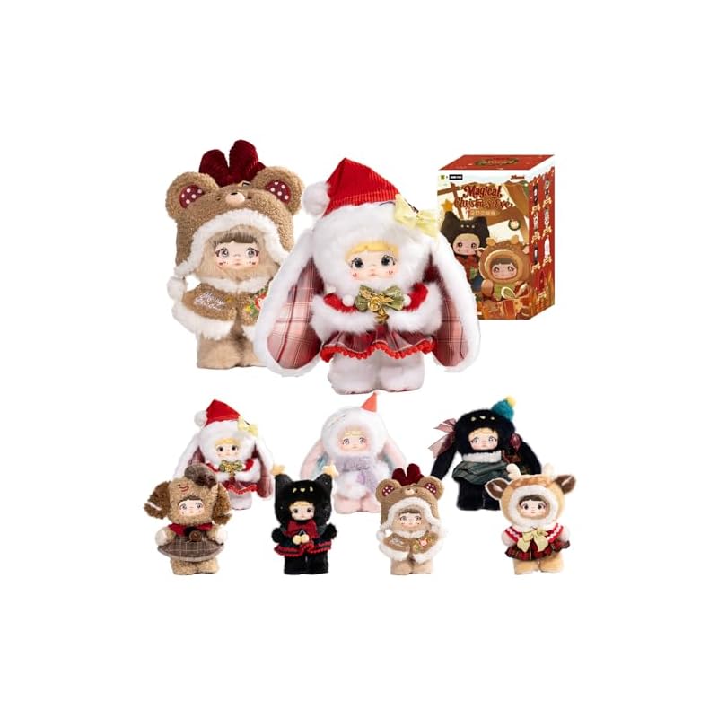 TOP TOY x Nommi "Magical Christmas Night" Series Plush Pendant [1 Piece] Gachapon Blind Box Figure Plastic Model Premium Soft Vinyl Toy Birthday Gift