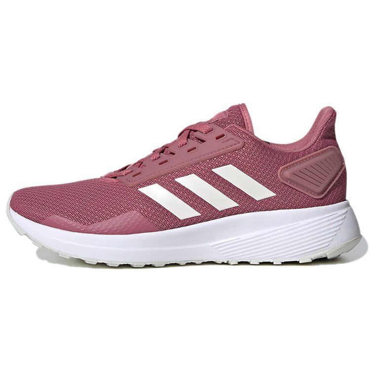 Adidas Duramo 9 Fabric Abrasion Resistant Support Abrasion Resistant Support Low top Running Shoes Women's Dark Pink FW2368