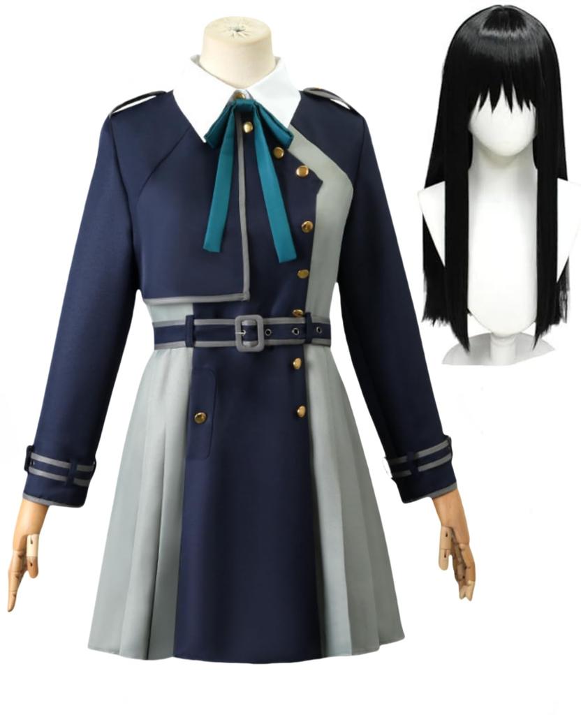COSSA Licorice Recoil Senzoku Nishikigi Takina Inoue Cosplay Costume Cosplay Uniform Adult Event Takina Inoue Wig Costume Takina Inoue (S, + Wig)