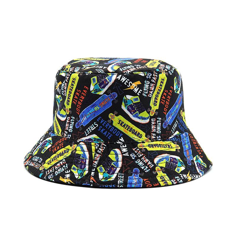 2023 Custom Sublimation Printing Double-Sided Bucket Hat All Over Printing Reversible Bucket Hats