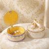 Hand-painted Jewelry Storage Box Exquisite Necklace Organizer Practical Small Box  Jewelry Storage