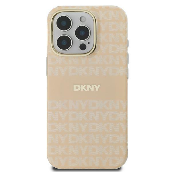 Dkny Dkhmp16Xhrhsep Iphone 16 Pro Max    6.9 Różowy/Pink Hardcase Repeat Texture Pattern With Stripe Magsafe