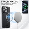 SUTENI H17 For iPhone 12/12 Pro Magnetic Case Cross Texture Leather Phone Back Cover with Detachable Card Bag