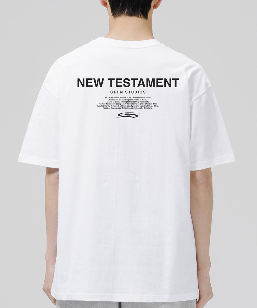 Geulaenpini New Testament Oversized Short Sleeve Tee - White