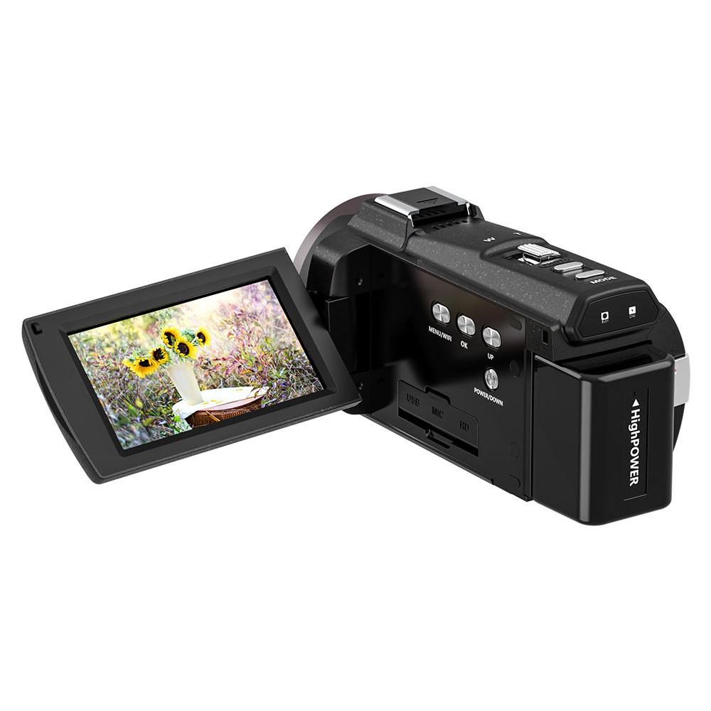 4K HD Handheld Camcorder with Image Stabilization for Outdoor Sports and DV Shooting