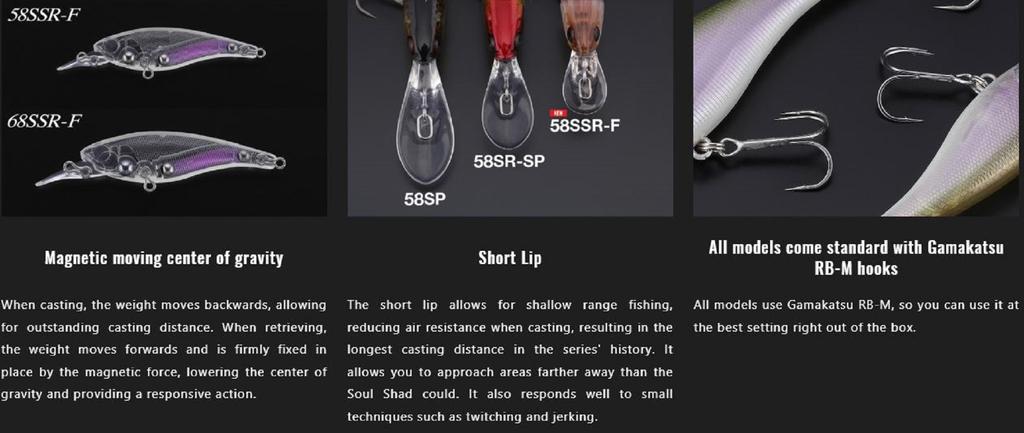 Jackall Soul Shad 58SSR F Floating Lure Tiger Killer (0819)