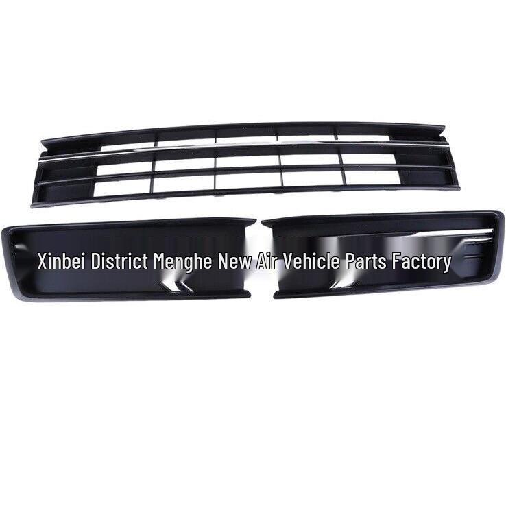 Volkswagen Passat 2016-2019 Front Bumper Fog Light Frame Mesh Grille Cover (No Hole)