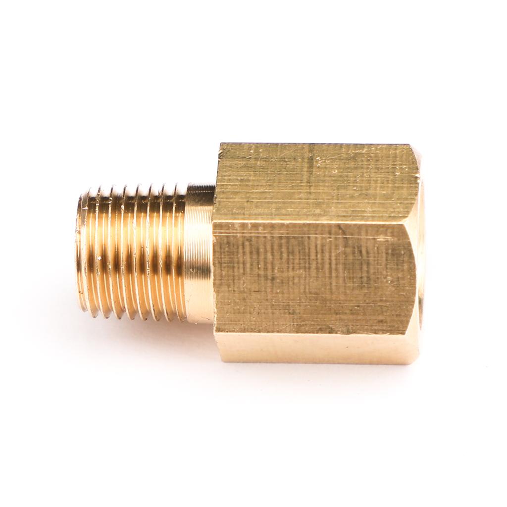 1/8 NPT Female To 1/8 BSPT Male Adapter Gauge Sensor Thread Oil Pressure Adapter