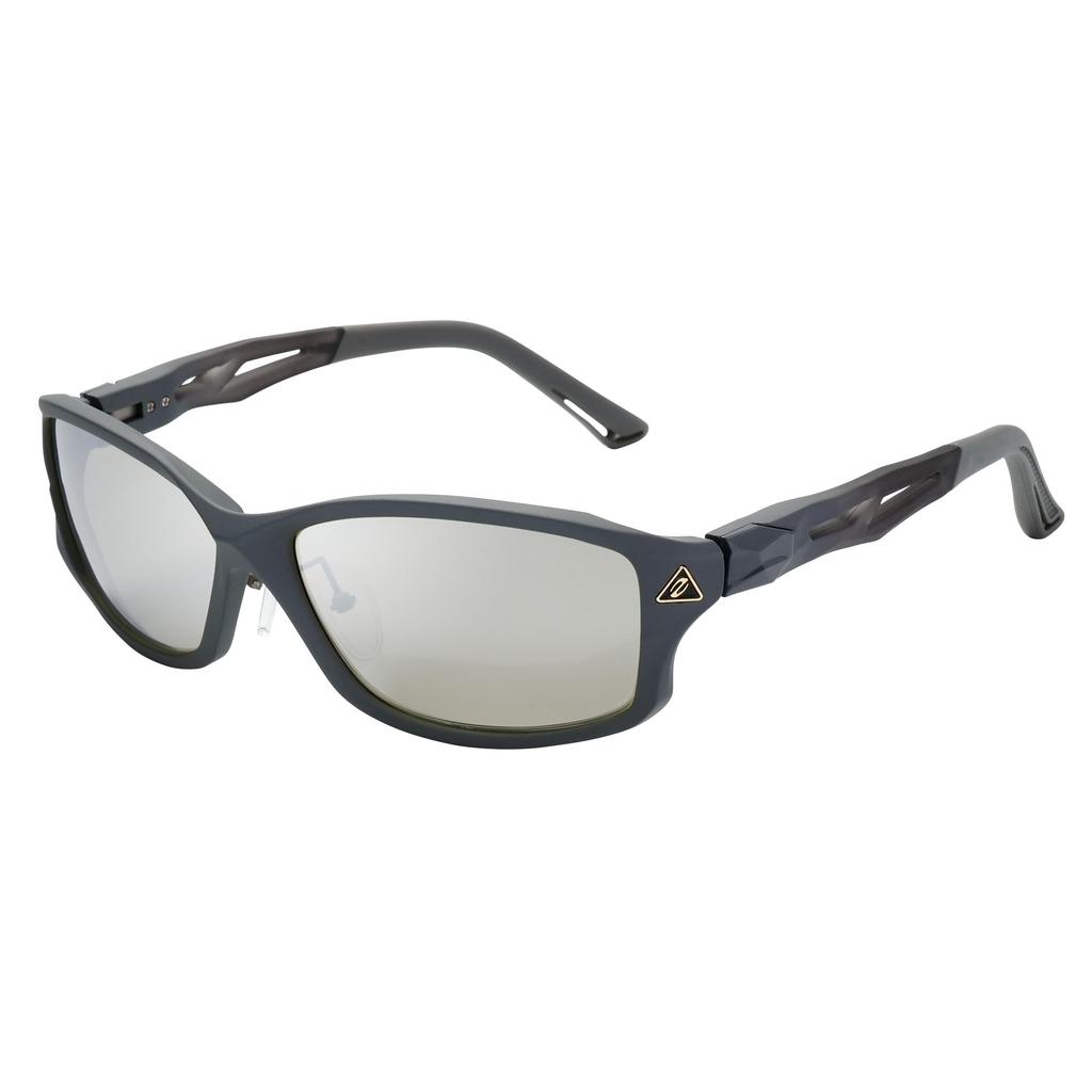 Zeque Polarized Sunglasses STELTH Indigo Gray TRUEVIEW MIRROR F-2262 SPORTS/SILVER