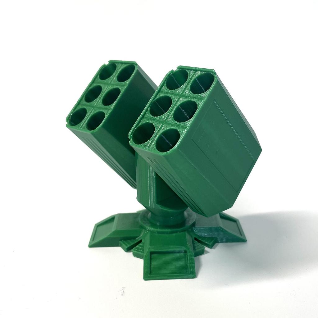 3D Printed Anti-Aircraft Gun Pen Holder - Unique Military Enthusiast Gift