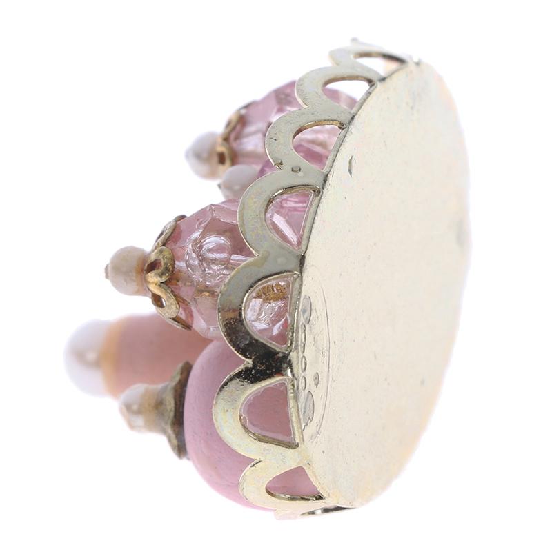 1:12 Dollhouse Miniature Pink Perfume Tray Model Dolls House Bedroom Bath Decor