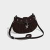 Vintage Underarm Bag for Women 2025 New Autumn Winter Matte Brown Bag High-End Light Luxury Niche Single Shoulder Crossbody Bag