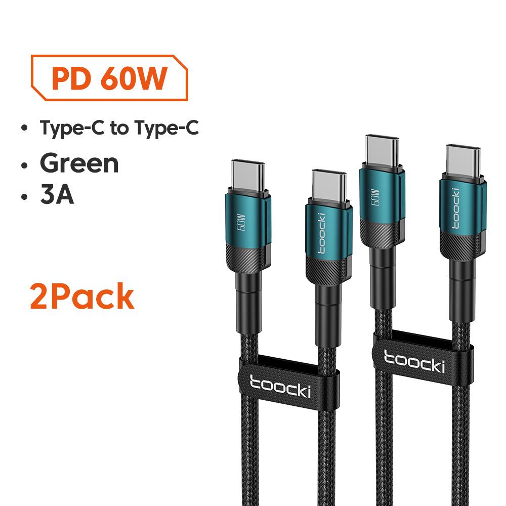 Toocki 100 Вт Type C на USB C Кабель PD 3.0 Быстрая зарядка 4.0 Быстрая зарядка Type C на Type C для iPhone 15 Macbook Samsung Xiaomi
