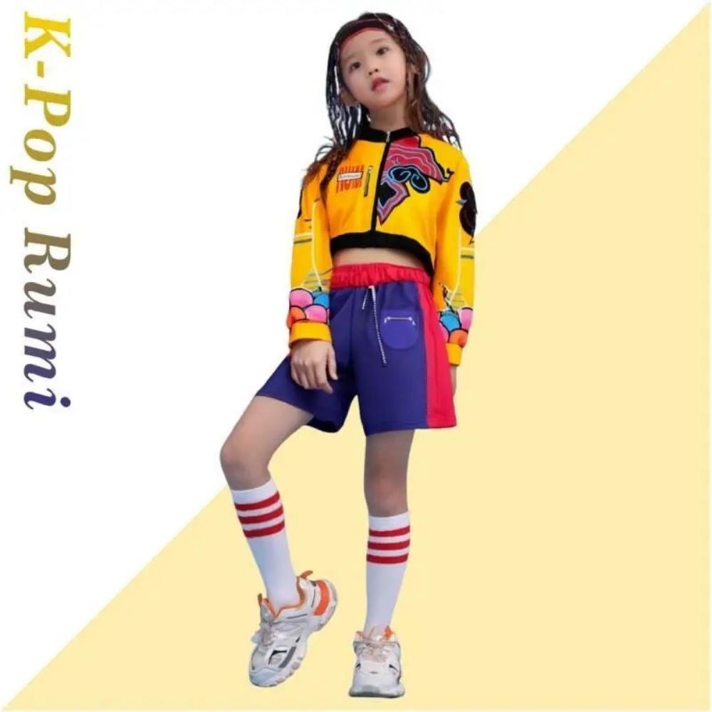 Children Zoey Mira Rumi Demon Hunters Cosplay Costume for Girl Halloween Movie K-Pop Group Idol Role Play Flying Sleeve Dress