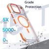 KEYSION HD Transparent Magnetic Case for MagSafe for iPhone 17 Pro Max Wireless Charging Shockproof Phone Cover for iPhone17 Air