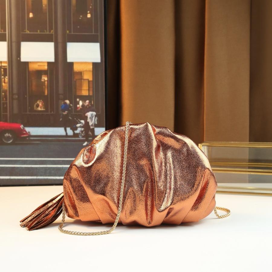 beautiful messenger French niche small bag women's bag 2025 new simple pleated shell bag