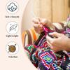 6pcs Multicolor Milk Cotton Yarn for DIY Crochet Knitting Crafts Soft Hand-Woven Scarf Sweater Material Wide Range of Colors Available 2.5mm Medium