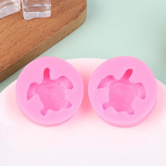 Turtle Shaped Silicone Mold Food for Jello Pudding Grade Heat Resistant Mold Herbal Dessert BPA-Free Easy