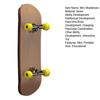 Mini Finger Skateboard Toy with Ball Bearings Wheels Professional Wooden Alloy Small Finger Board Teens Adults Sport Training Props