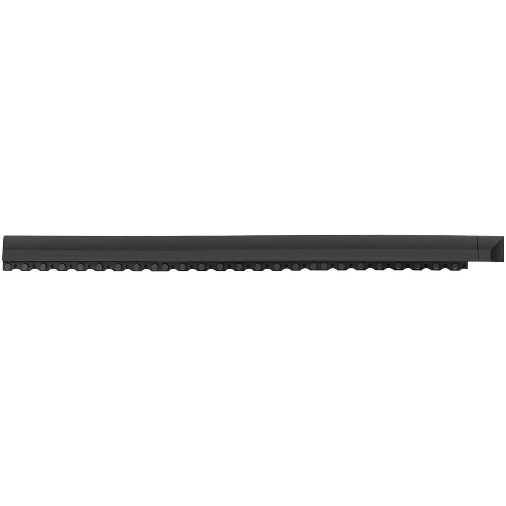 Gummimatten-Endkappe 10050276 schwarz 95 x 6 x 1 cm