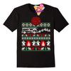 Fire Department Ugly Christmas Sweater Firefighter TShirt 100 Cotton ONeck Summer Short Sleeve Casual Mens Tshirt Size S3XL
