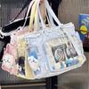 Ballet Girls Large Capacity Kawaii Itabag Japanese Transparent Jk Shoulder Crossbody Bags Gift For Friends Teenage School Bags