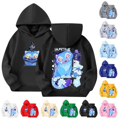 Kadın Kapüşonlu Degrade Baskılı Uzun Kollu Sweatshirt Bol Kadın Sweatshirt Sweatshirt