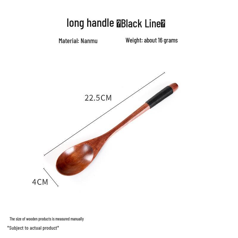 Wooden Cutlery Set: Spoon, Fork & Chopsticks with Travel Pouch