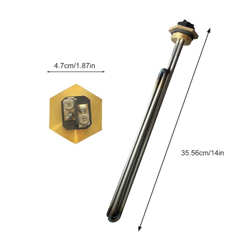Low Watt Density Tubulars Part Immersions Heating Tube Water Heater Part Electric Heating Tube Easy To Install