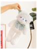 Sweet Lolita Bear Plush Doll - Cute White Bear with Bow and Lace