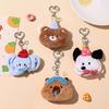 Girl'S Kawaii Pendant Cute Little Animal Figurines Sweet Girlish Doll Accessories Versatile Keychains Pendants