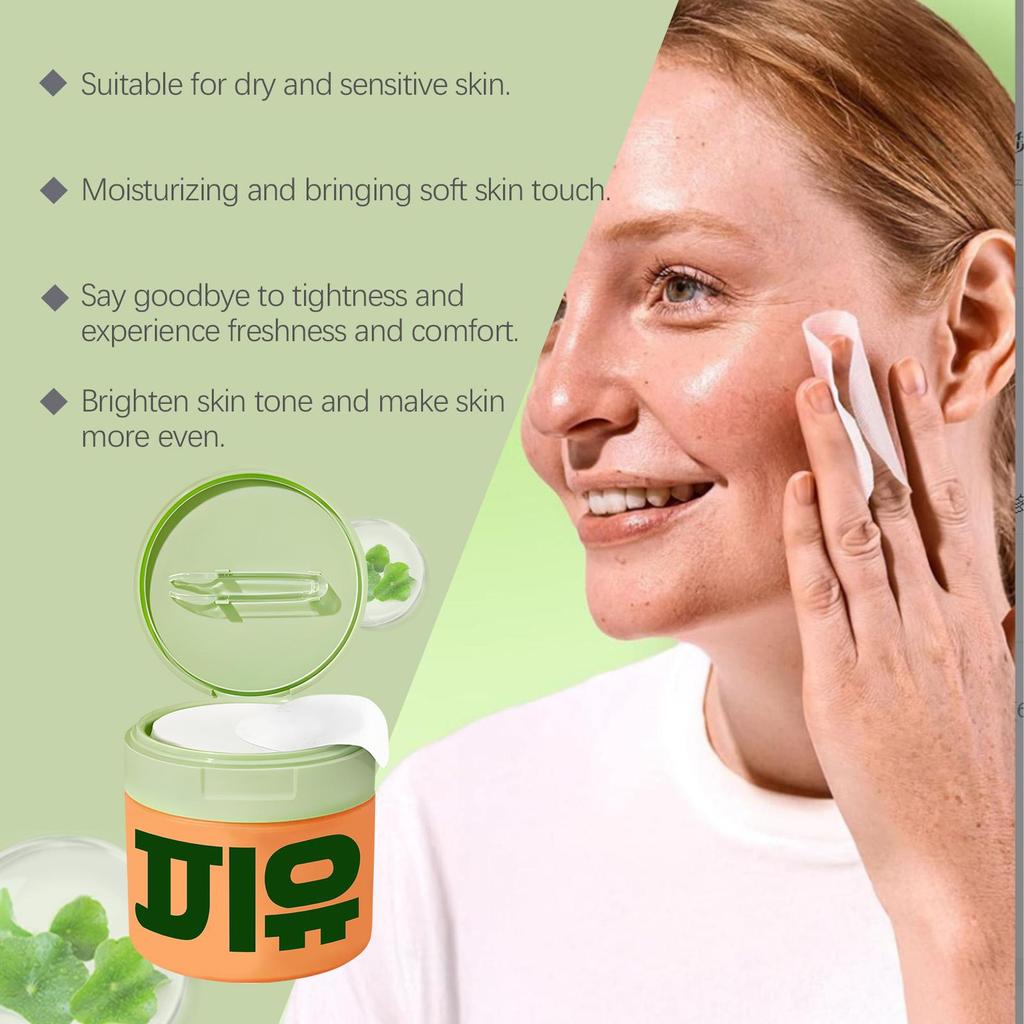 Centella Asiatica Facial Toner Pads Dark Spots Removal Anti Wrinkle Sensitive Skin Barrier Repair Snail Mucin Serum Cotton Pads