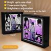 Anime Cartoon Photo Frame Anime Lamp LED Light Box Namikaze Minato Gaara Figure Room Decoration Three Color Lamp Anime Toy Gifts