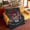 Music T-The R-Ramones Throw Flannel Cozy Print Blanket, Portable, Durable Machine Washable Cute Cool
