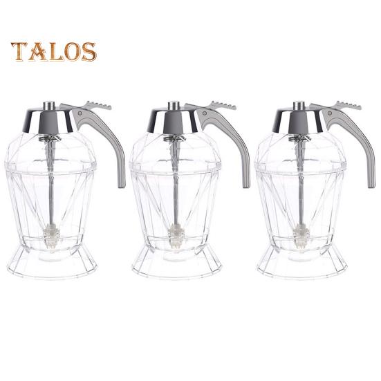 

2/3 шт. Диспенсеры для кленового сиропа, банки для меда с ручкой-подставкой, большой емкости, не содержат бисфенол-А, не капают, держатели для меда 3pcs