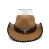 Music Festival Flat Hats Roleplay Cowboy Hat Adult Unisex Costume Panamas Caps
