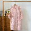Summer Japanesestyle Kimono Pajamas New 100 Cotton Gauze Pajamas Nightgown Ladies Spa Yukata Homewear Long Pajamas Women