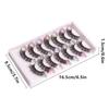 3D Mink Colored False Eyelashes Vibrant Color Fluffy Natural Soft Lashes Eye Makeup For Performances Stage Events
