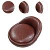 Barstool Seat Cushion Soft Waterproof PU Leather Replacement Top Modern Swivel Seat for Bar Club Restaurant