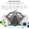 Reusable Half Mask Respirator 6200 With Filter - Painting, Welding, Woodworking Safety Mask For Dust, Chemicals, Fumes Protection