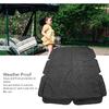 Outdoor Swing Canopy Waterproof Porch Top Cover Replacement Proof for Patio Yard Chair (Black)