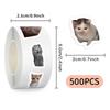 500pcs/roll Funny Cat Meme Stickers Sealing Label Decals Cute Decoration Notebook Phone Guitar Kids Reward Cartoon Sticker Gift