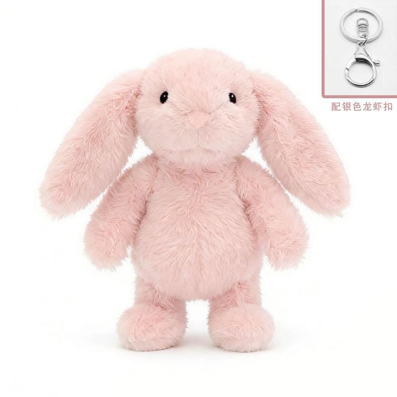 1Pc 15CM Cute Lop-eared Rabbit Plush Pendant Toy Stuffed Soft Bunny Dolls Kawaii Keychain Bag Pendant Doll Birthday Gifts