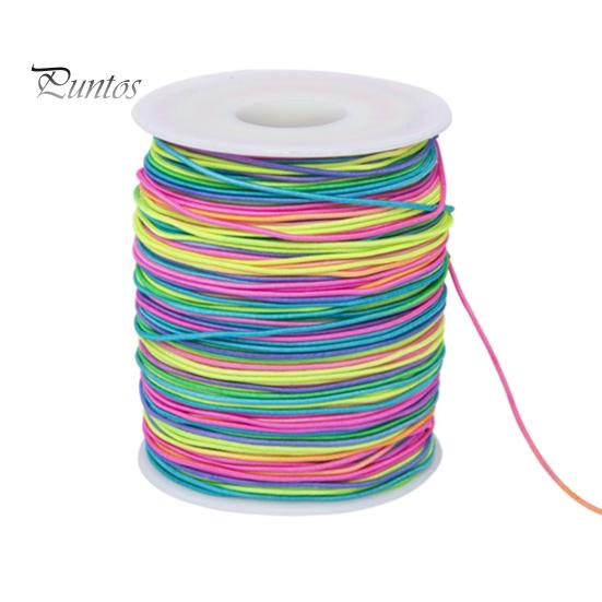 

1 комплект эластичной нити, высокопрочный нейлоновый Радужный эластичный шнур для браслетов, изготовления ювелирных изделий, шитья, поделок своими руками 1pc