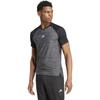 T-shirt - Adidas - Gym+ 3s IM7486 - 100% Coton - Gris - Manches Courtes